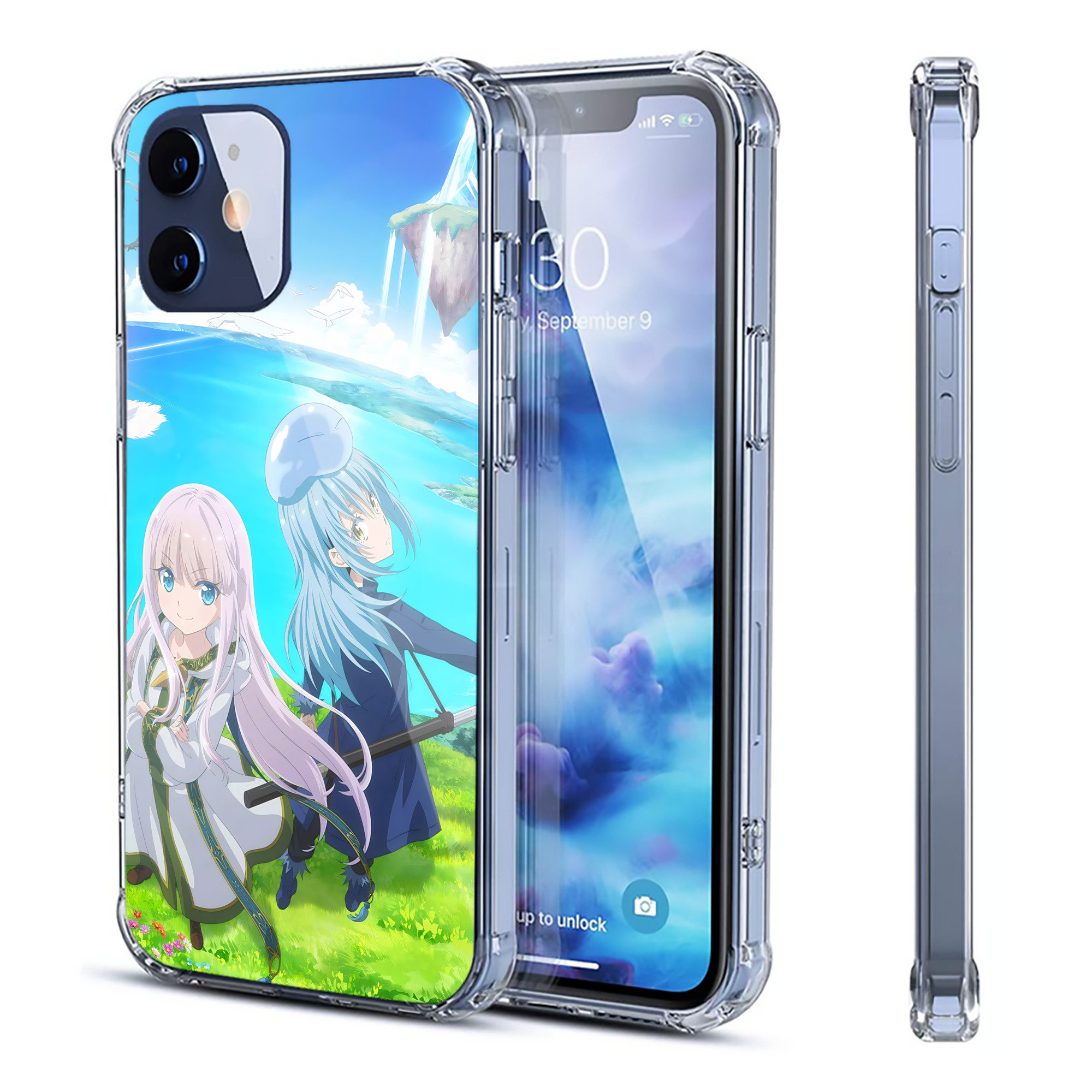 （画像用） 転スラ Regarding Reincarnated to Slime 【iPhone 12シリーズ対応】透明スマホケース（クリアソフトケース）